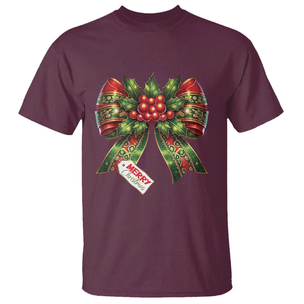 funny-christmas-bow-present-costume-t-shirt