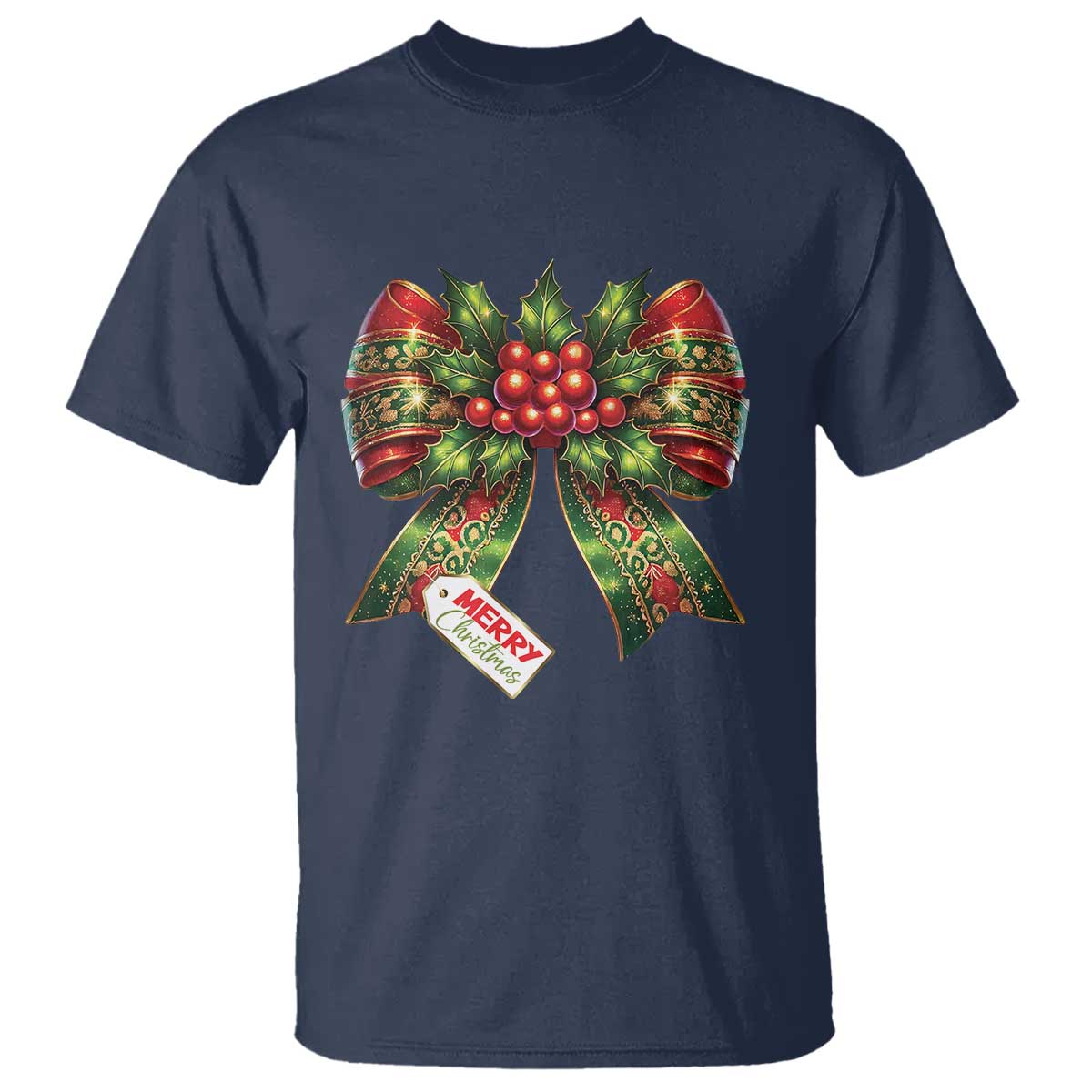 funny-christmas-bow-present-costume-t-shirt