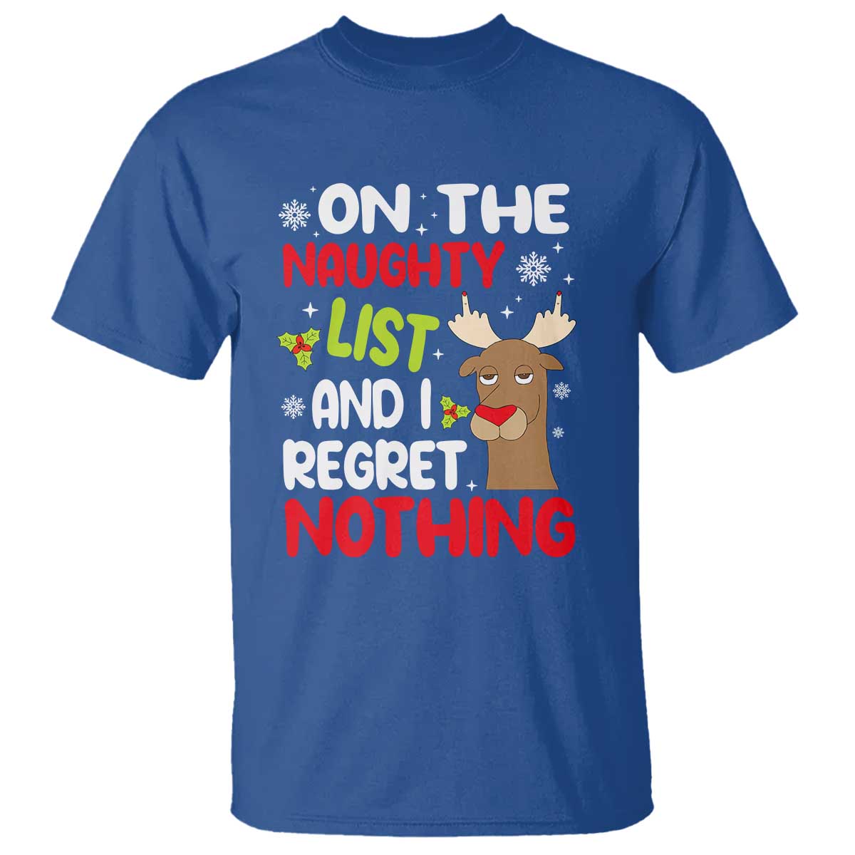funny-christmas-t-shirt-on-the-list-of-naughty-and-i-regret-nothing-reindeer