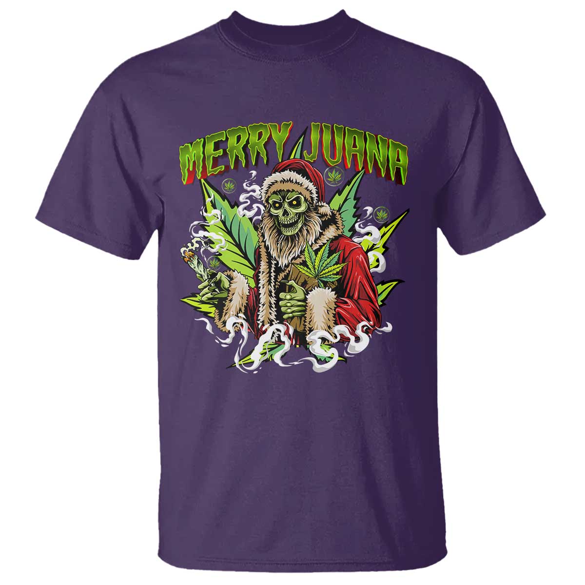 funny-weed-christmas-t-shirt-merry-juana-santa-skeleton-420