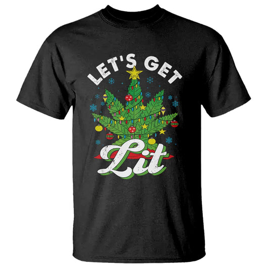 funny-weed-christmas-t-shirt-lets-get-lit-christmas-tree-cannabis
