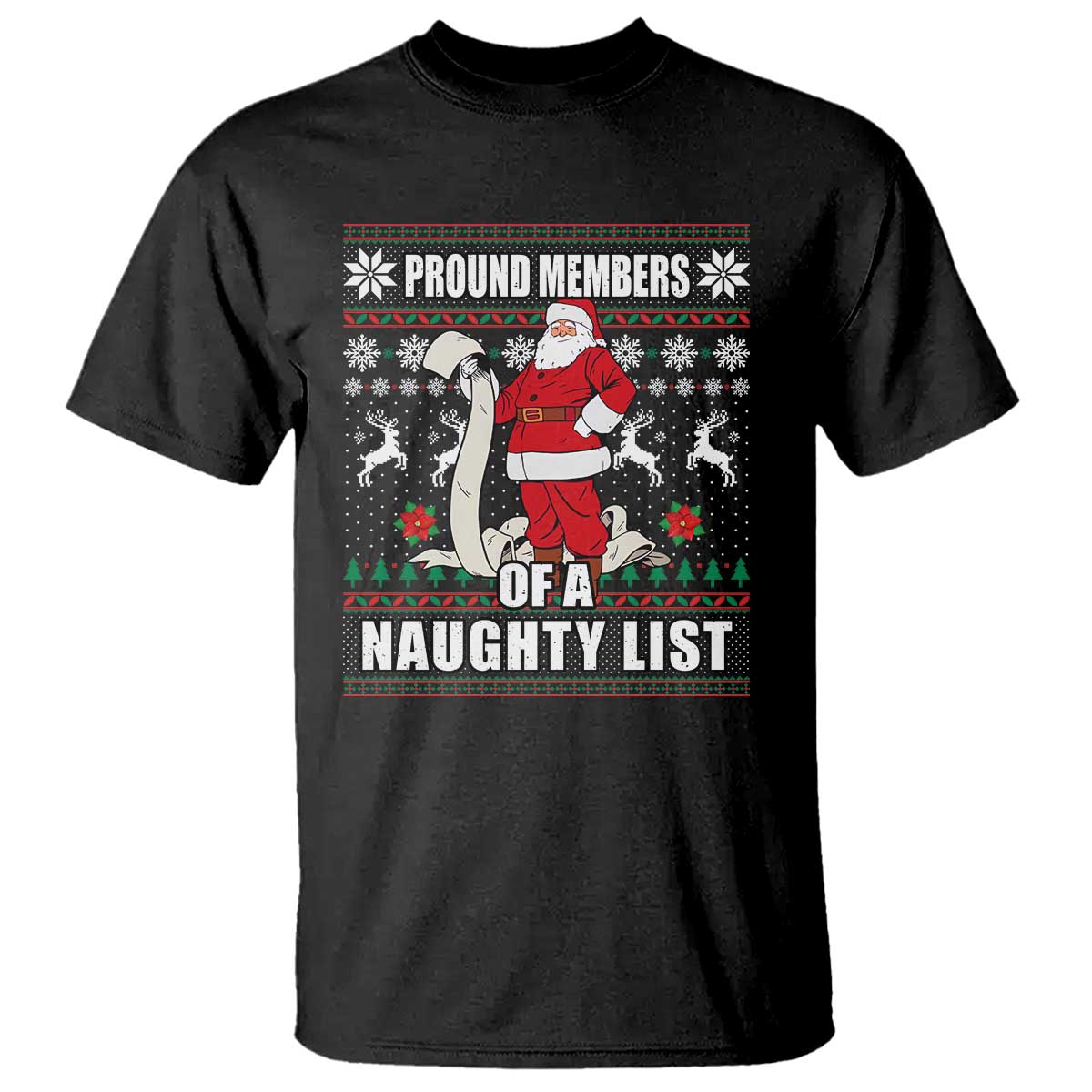 funny-christmas-t-shirt-proud-members-of-a-naughty-list