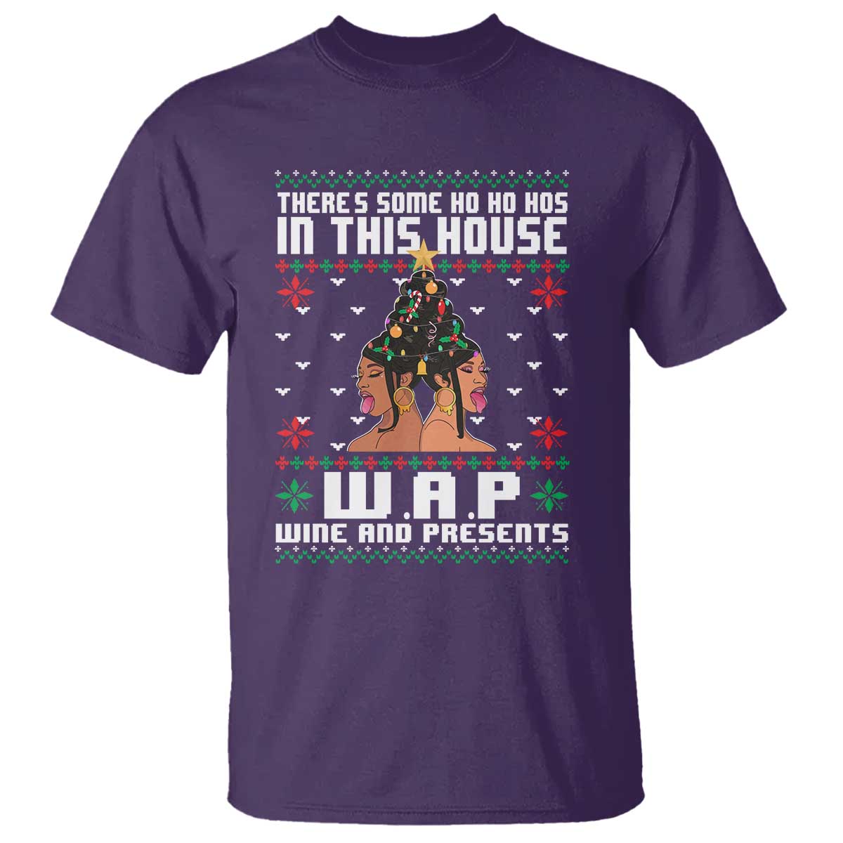 funny-christmas-t-shirt-there-is-some-ho-ho-hos-in-this-house-wap-wine-and-present