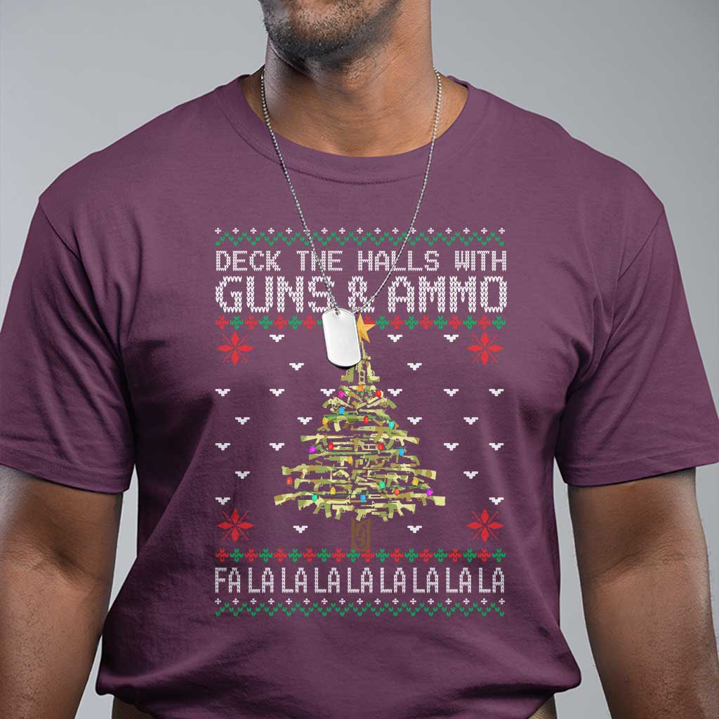 christmas-gun-lover-t-shirt-deck-the-halls-with-guns-and-ammo
