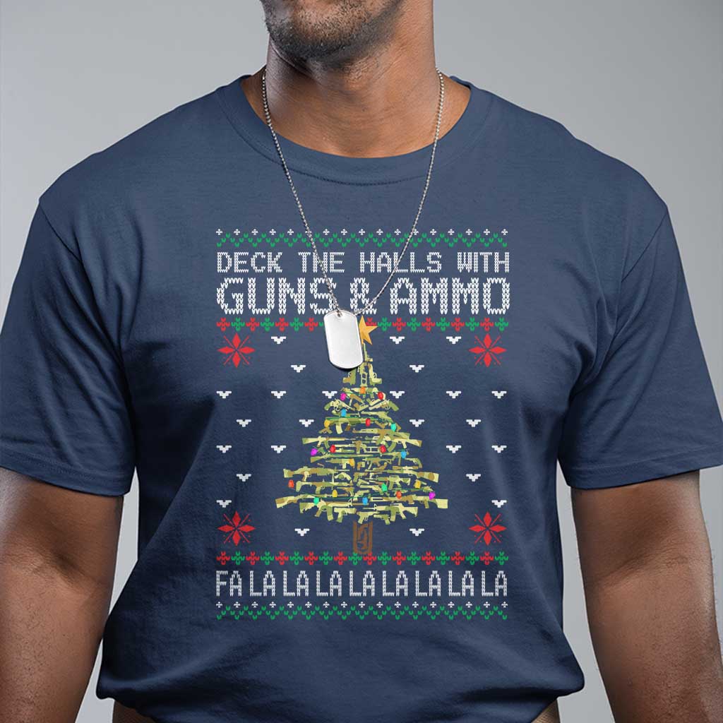 christmas-gun-lover-t-shirt-deck-the-halls-with-guns-and-ammo