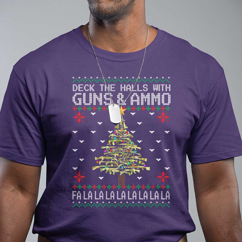 christmas-gun-lover-t-shirt-deck-the-halls-with-guns-and-ammo