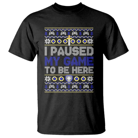 funny-christmas-gamer-t-shirt-i-paused-my-game-to-be-here