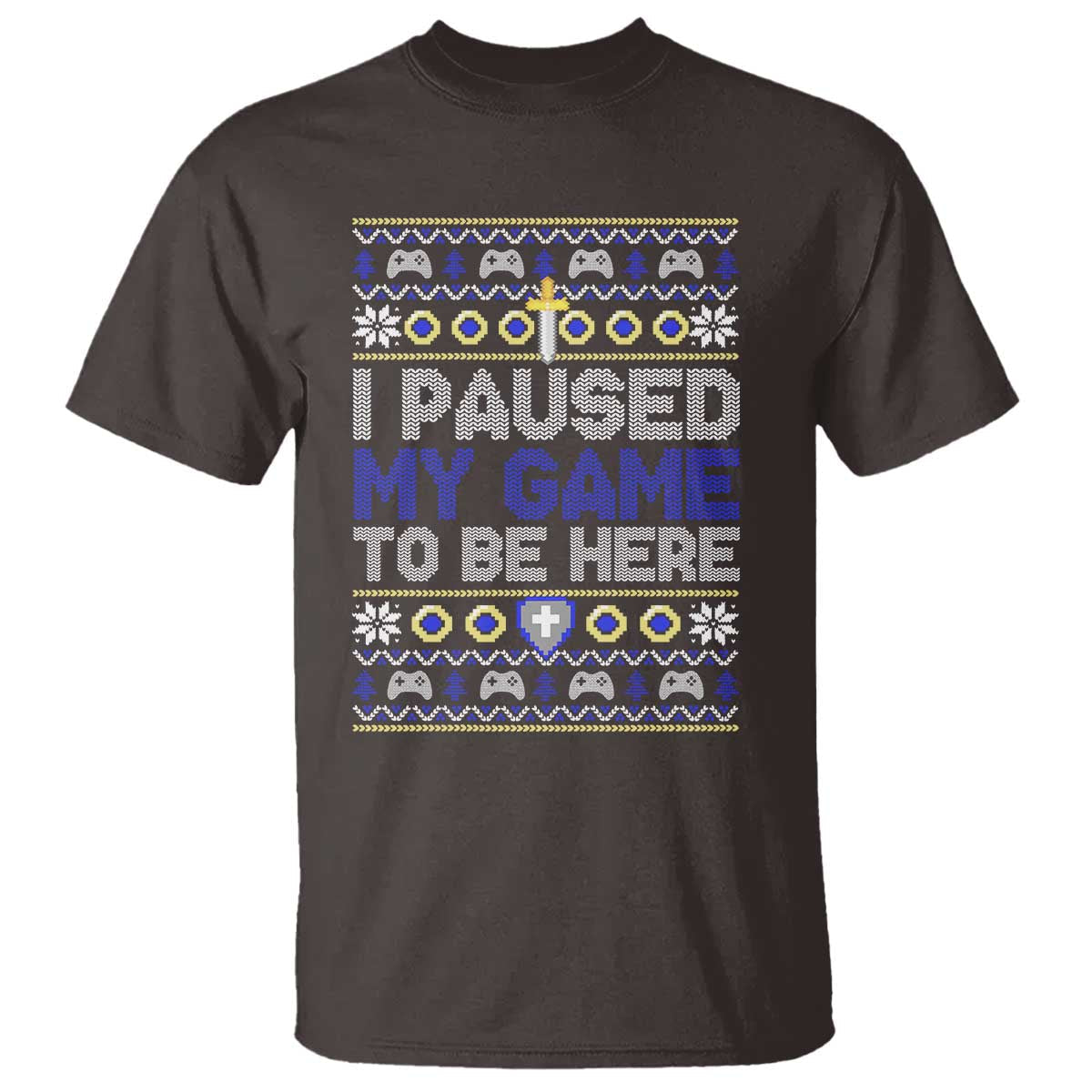 funny-christmas-gamer-t-shirt-i-paused-my-game-to-be-here