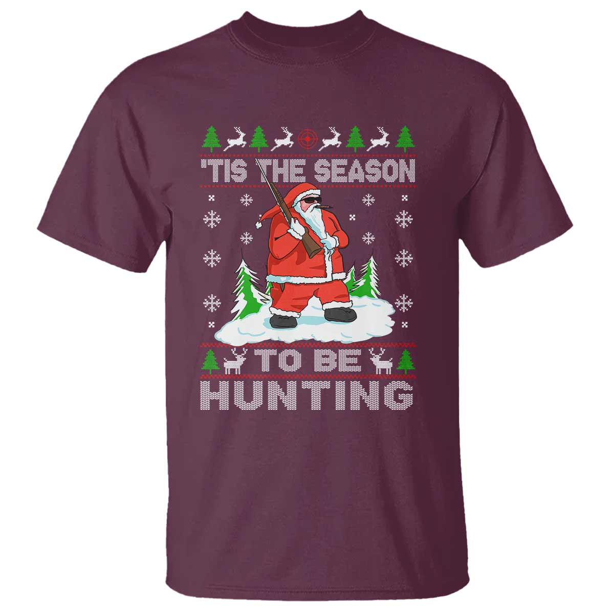 christmas-hunting-t-shirt-tis-the-season-to-be-hunting-santa-hunter