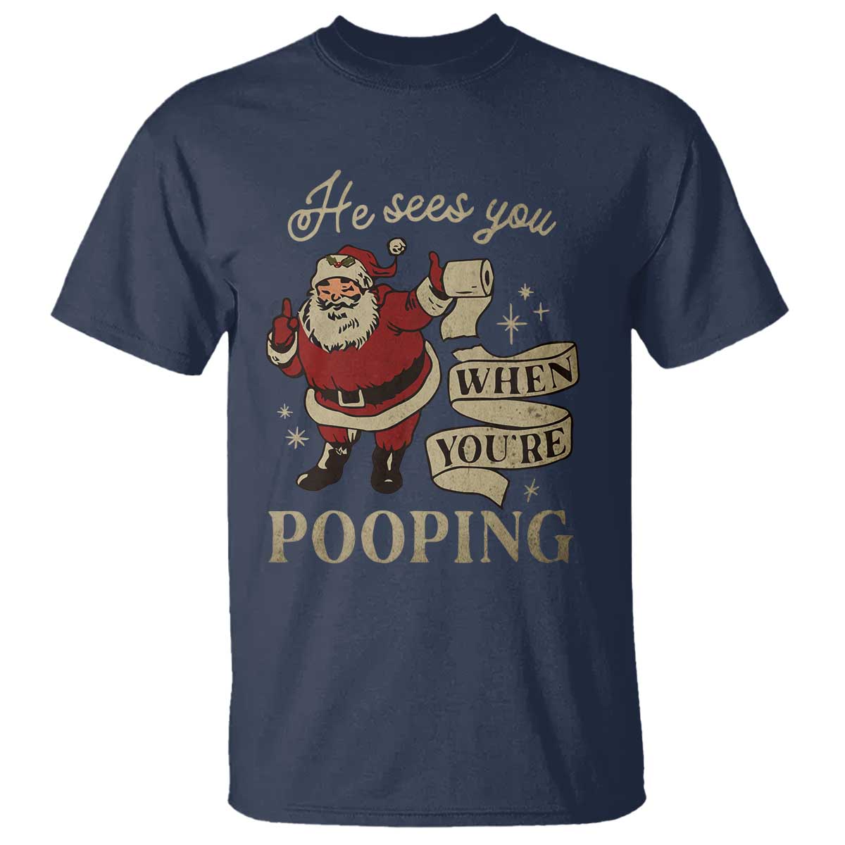 funny-christmas-t-shirt-he-sees-you-when-you-are-pooping