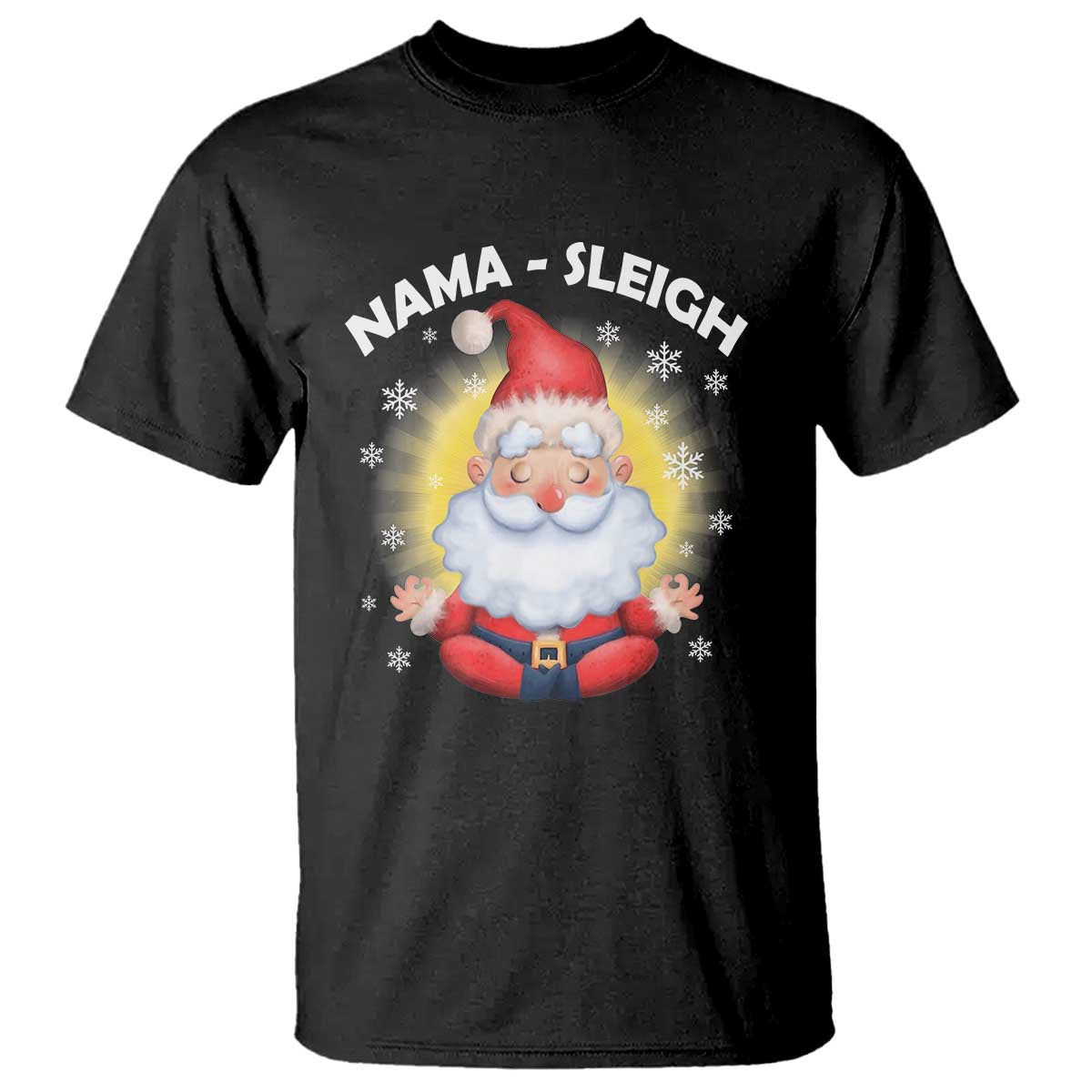 christmas-yoga-t-shirt-nama-sleigh-cute-santa