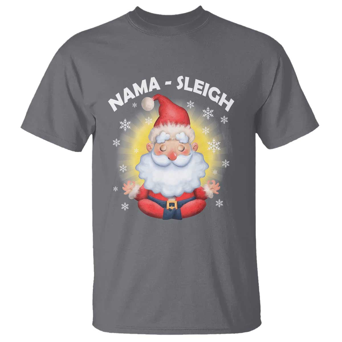 christmas-yoga-t-shirt-nama-sleigh-cute-santa
