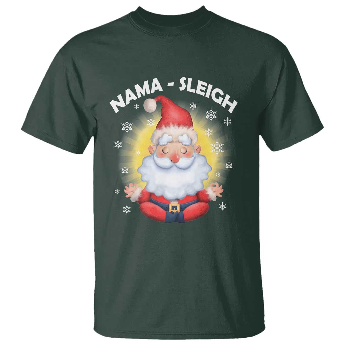 christmas-yoga-t-shirt-nama-sleigh-cute-santa