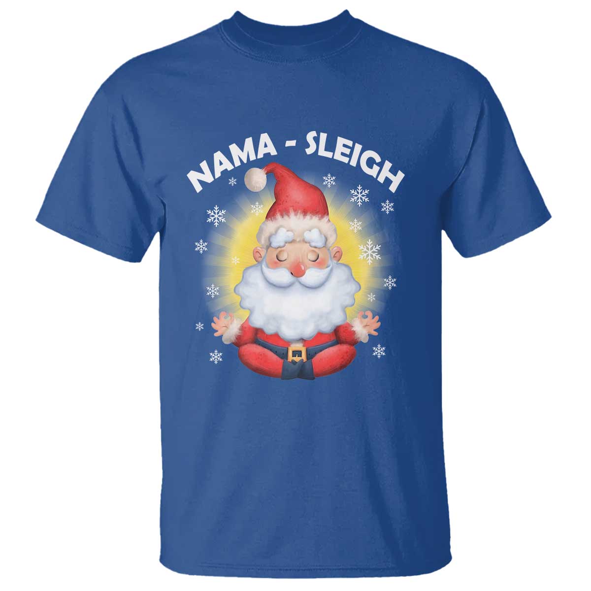 christmas-yoga-t-shirt-nama-sleigh-cute-santa