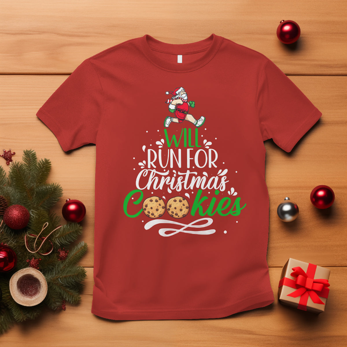 will-run-for-christmas-cookies-santa-running-race-t-shirt