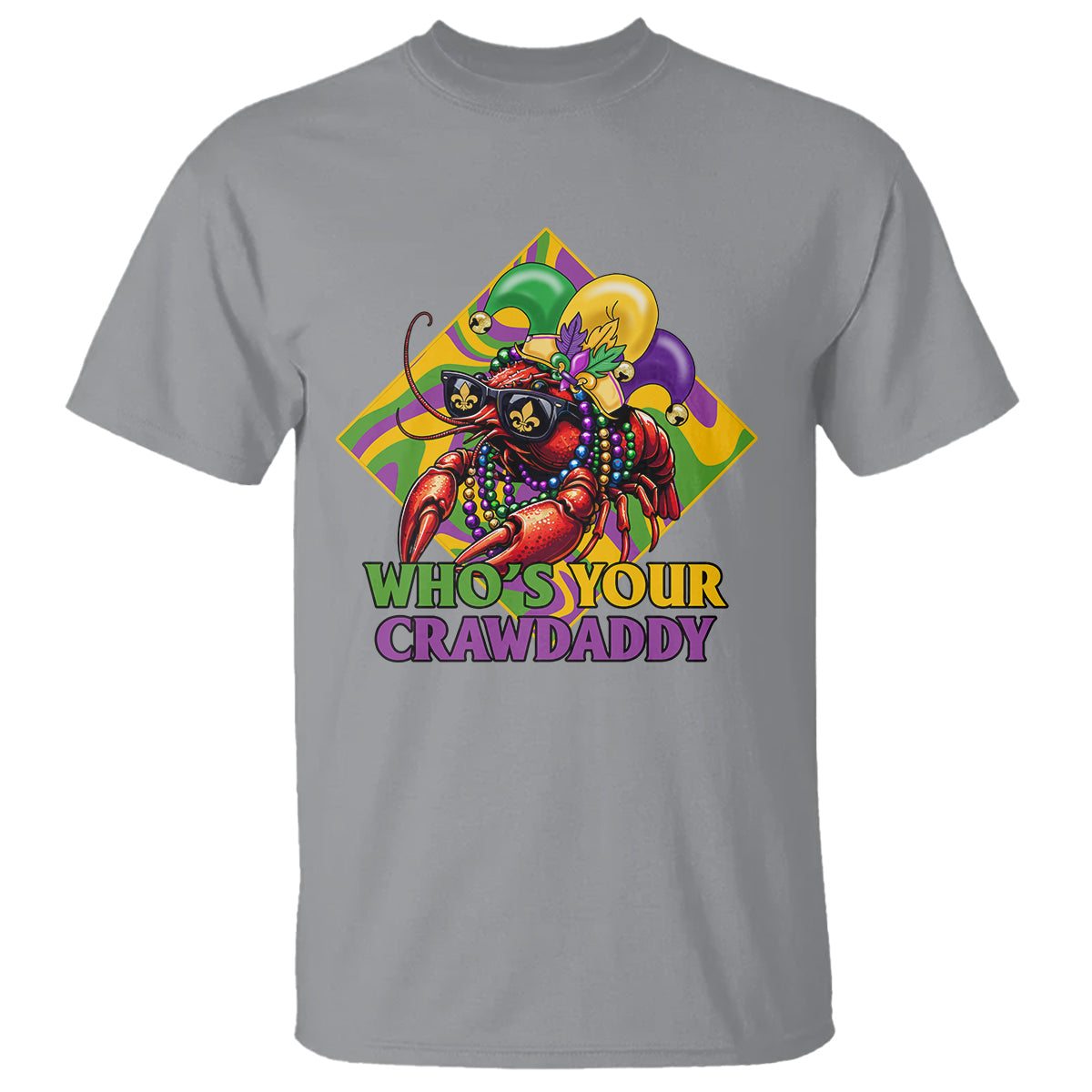 mardi-gras-t-shirt-whos-your-crawdaddy-funny-crawfish-jester-beads-1