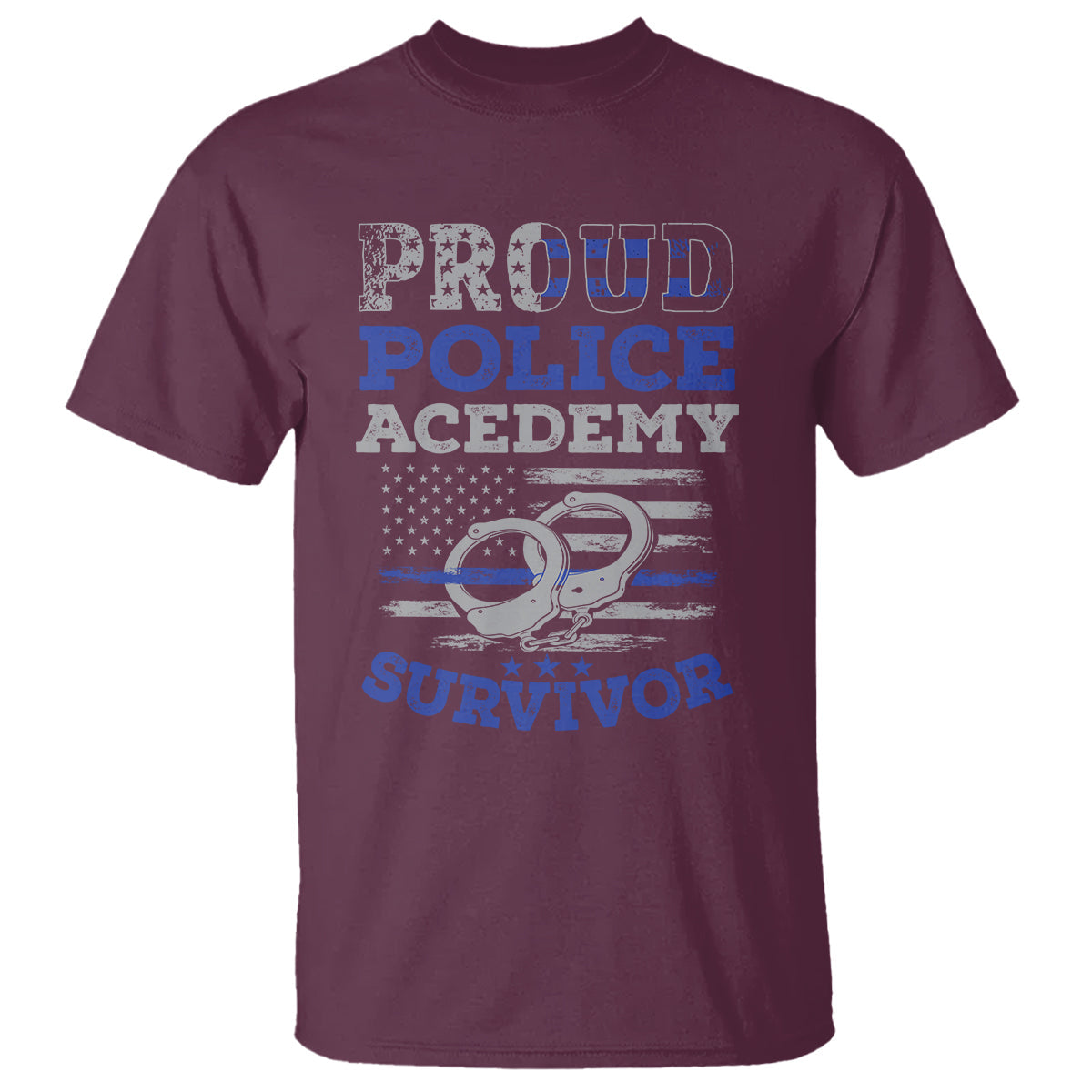police-academy-graduation-t-shirt-proud-police-academy-survivor-america-flag