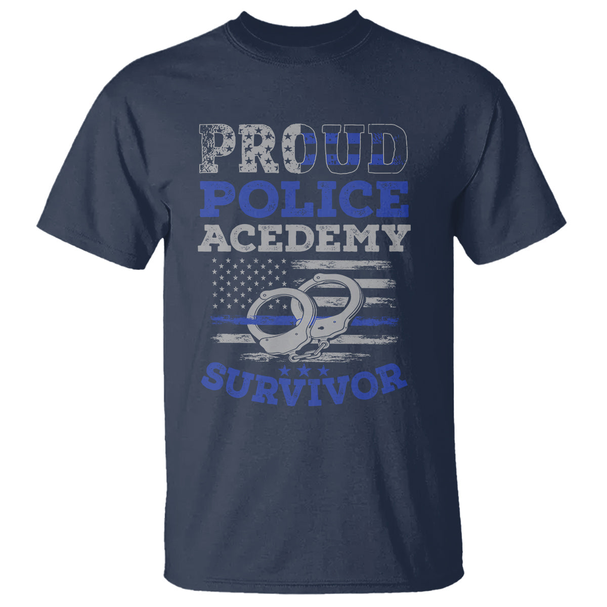 police-academy-graduation-t-shirt-proud-police-academy-survivor-america-flag