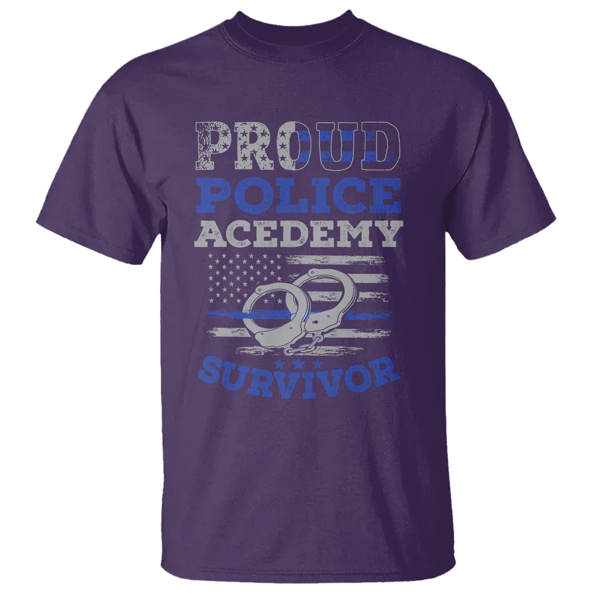 police-academy-graduation-t-shirt-proud-police-academy-survivor-america-flag