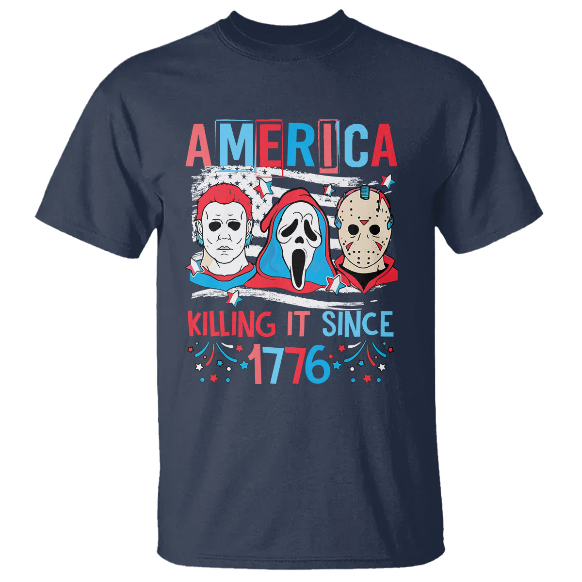 funny-4th-of-july-t-shirt-america-killing-it-since-1776-horror