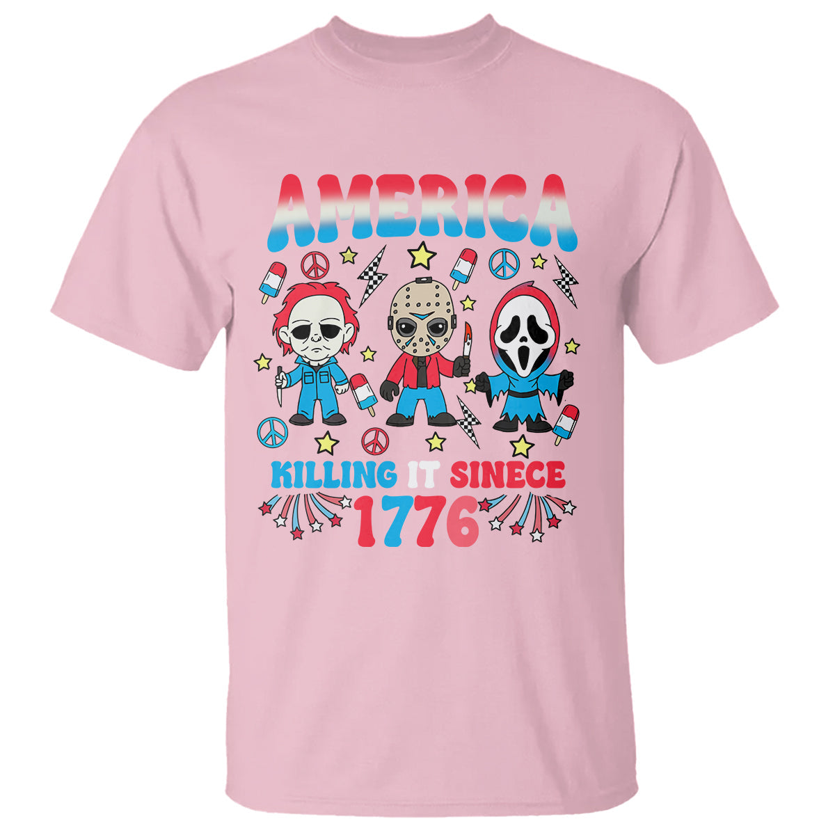 funny-4th-of-july-t-shirt-america-killing-it-since-1776-horror-1