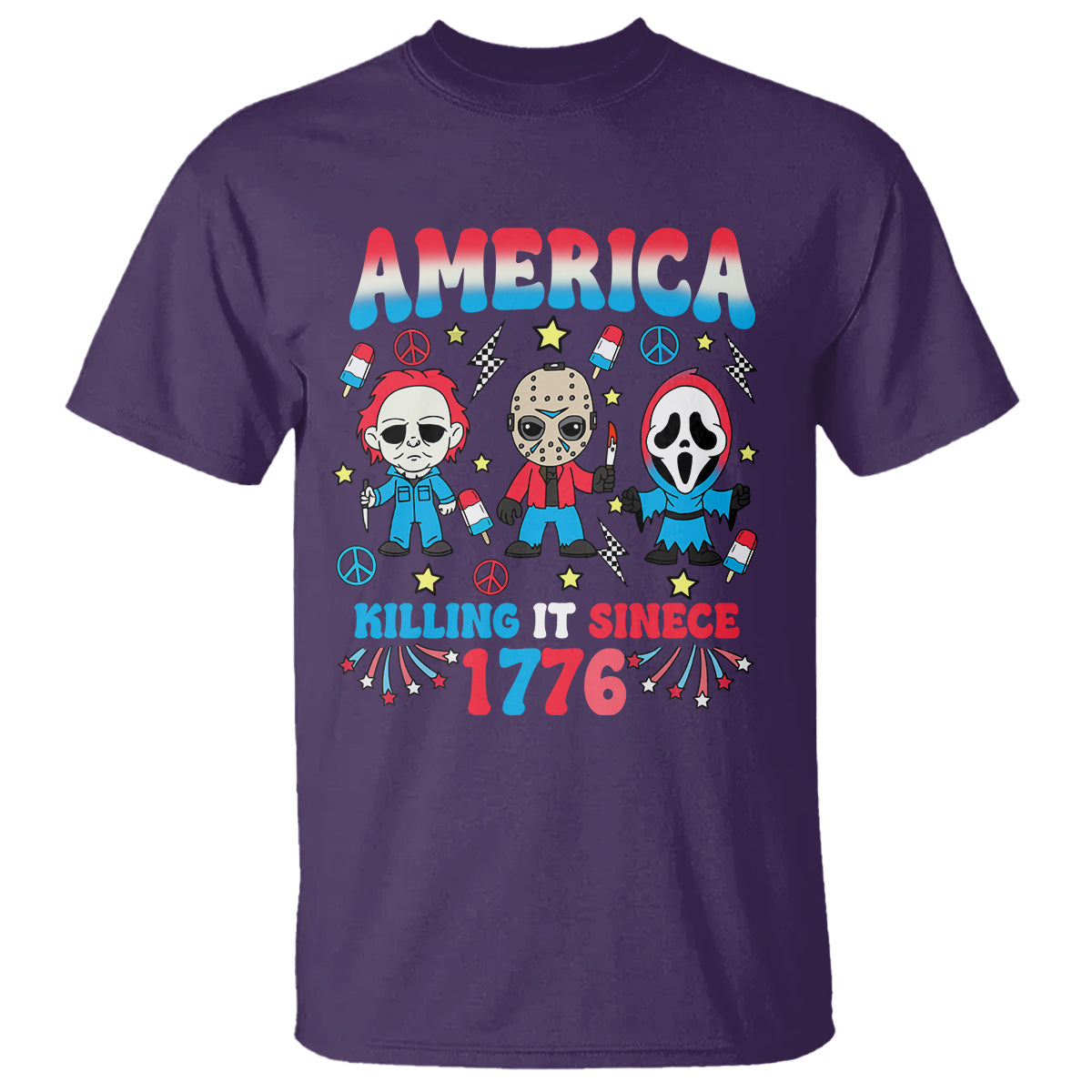funny-4th-of-july-t-shirt-america-killing-it-since-1776-horror-1