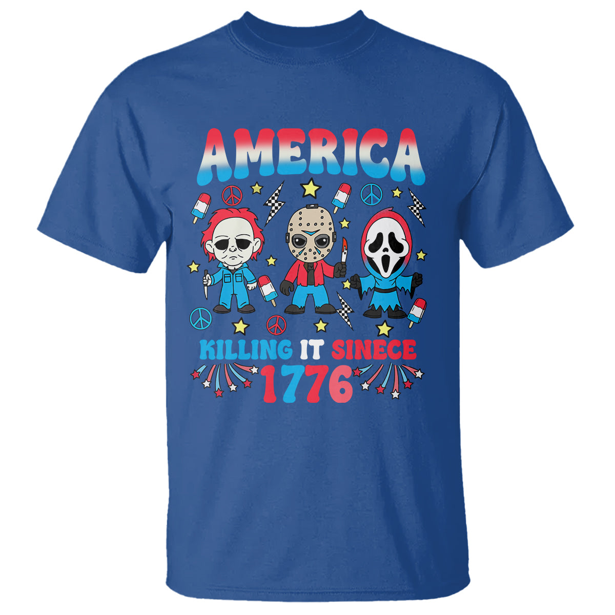 funny-4th-of-july-t-shirt-america-killing-it-since-1776-horror-1