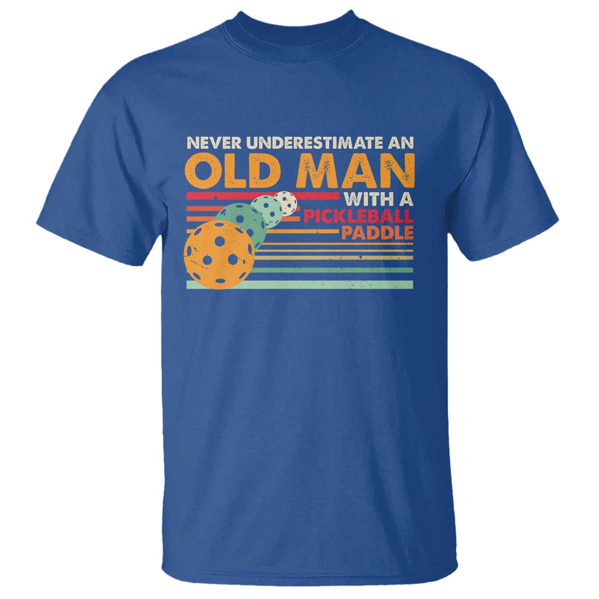 funny-pickleball-t-shirt-never-underestimate-an-old-man-with-a-pickleball-paddle