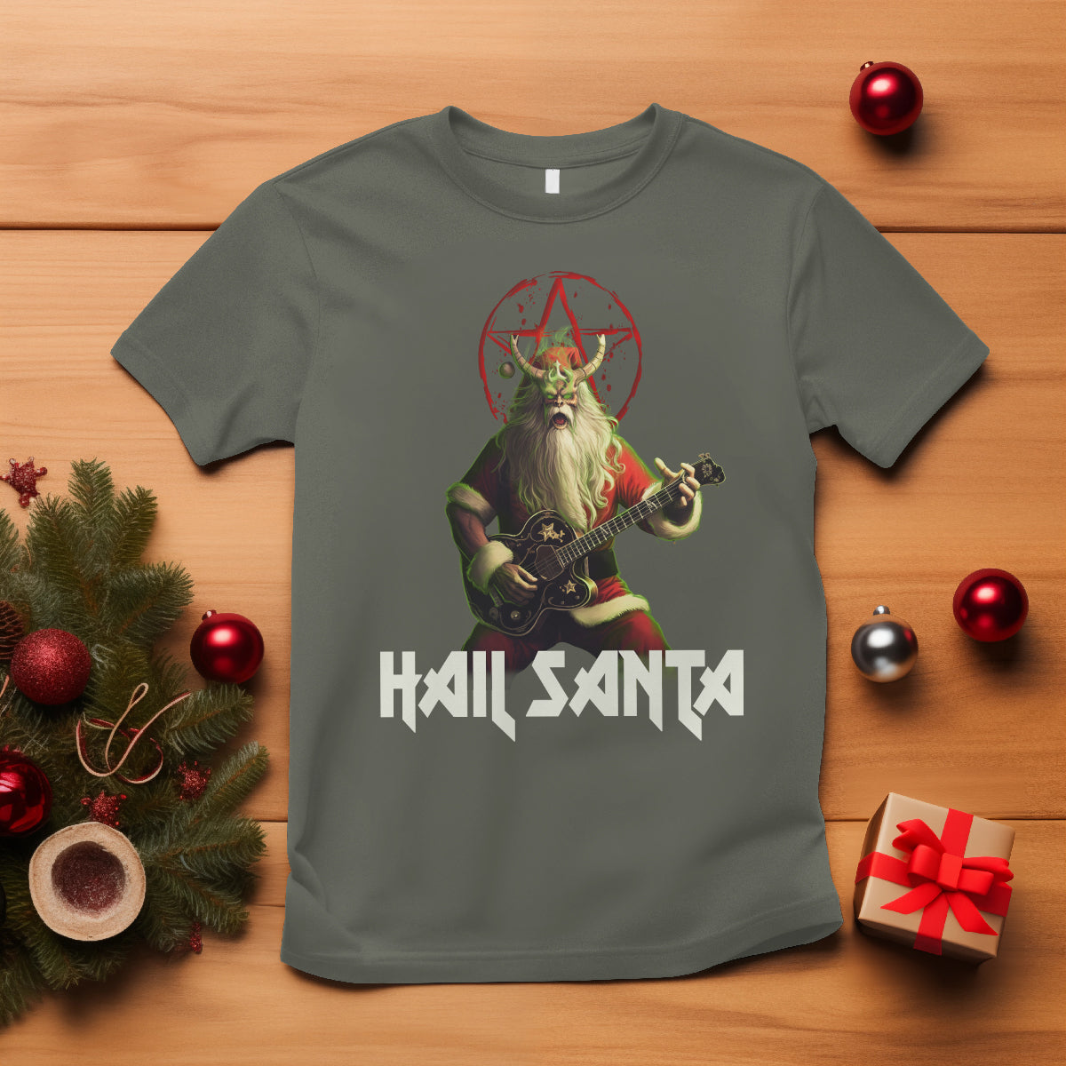 hail-santa-sleigher-heavy-metal-ugly-christmas-t-shirt