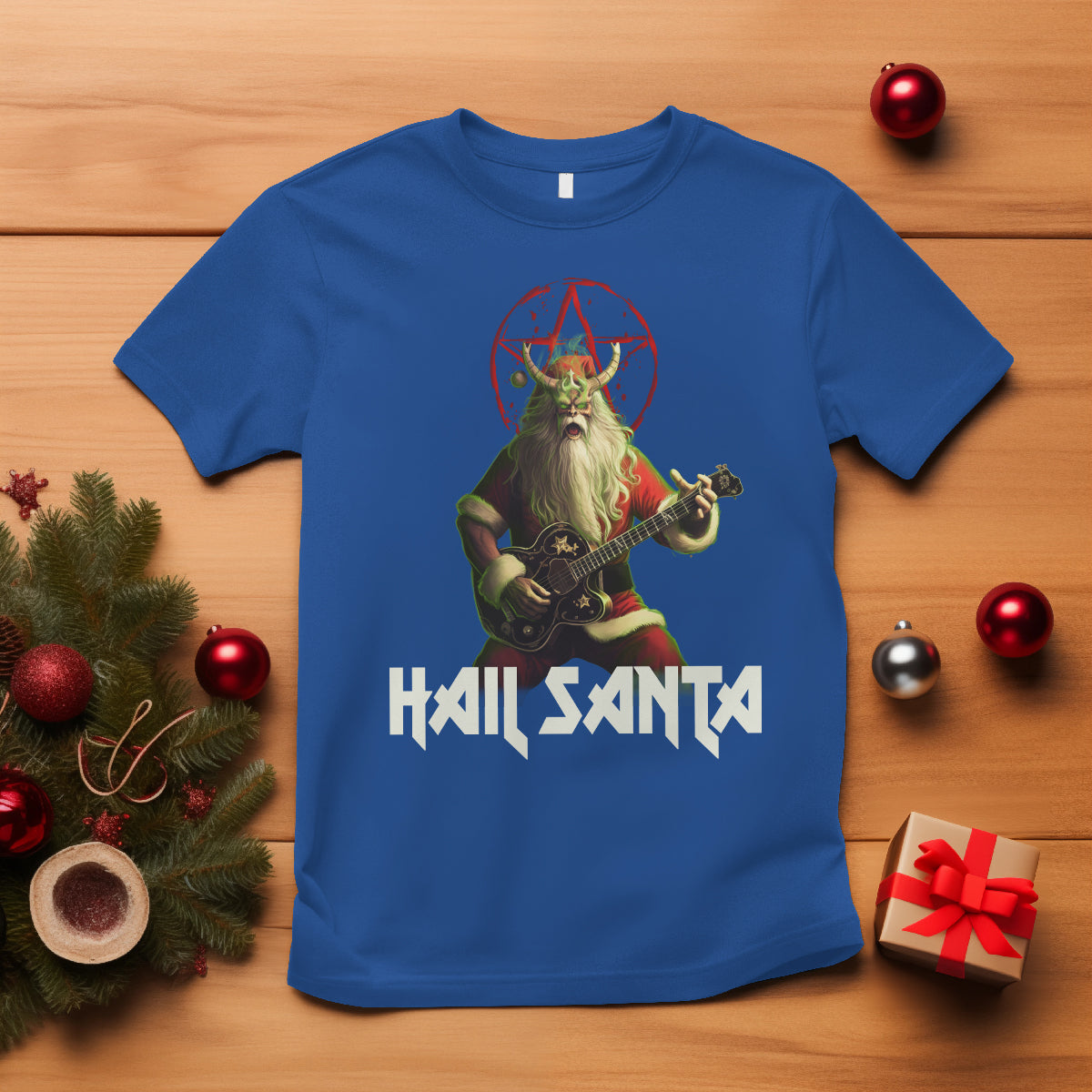hail-santa-sleigher-heavy-metal-ugly-christmas-t-shirt