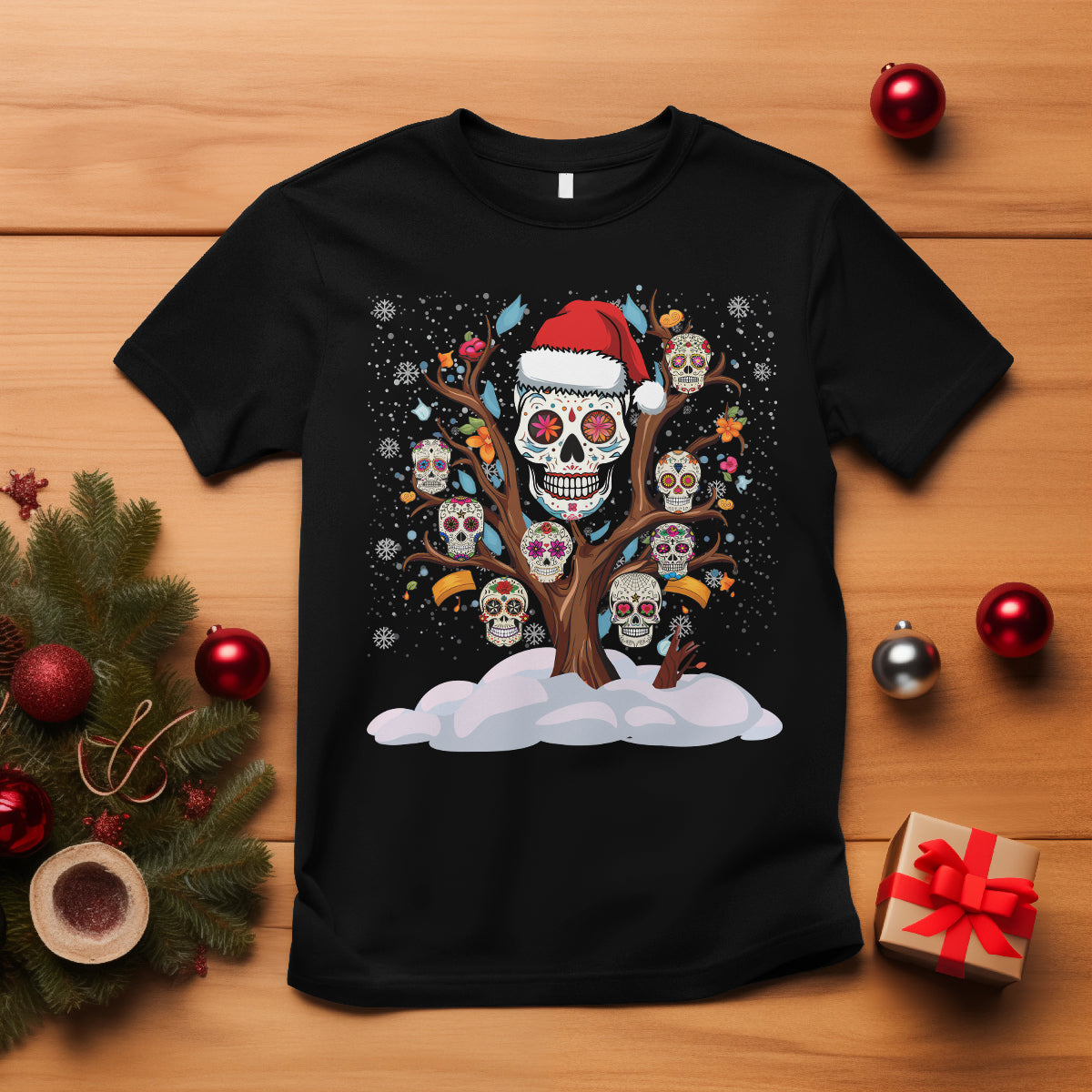christmas-t-shirt-sugar-skull-on-tree-funny-xmas