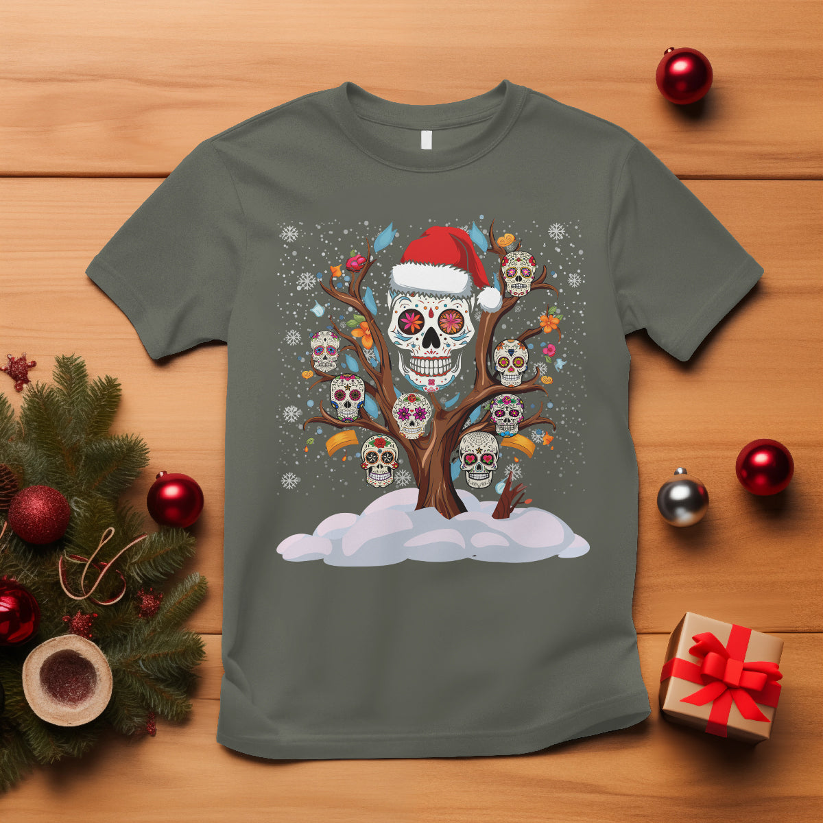 christmas-t-shirt-sugar-skull-on-tree-funny-xmas