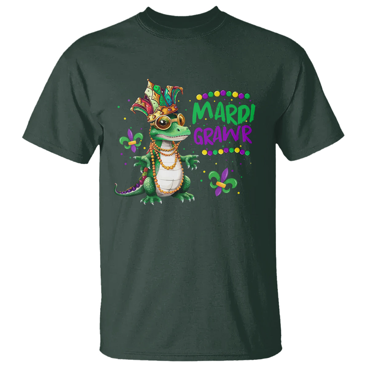 mardi-grawr-gras-cute-bead-dinosaur-t-shirt