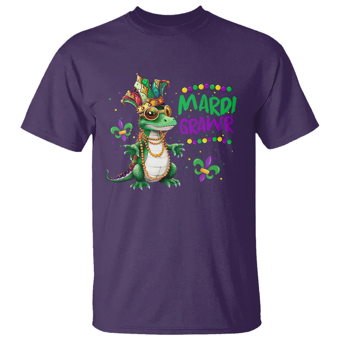 mardi-grawr-gras-cute-bead-dinosaur-t-shirt
