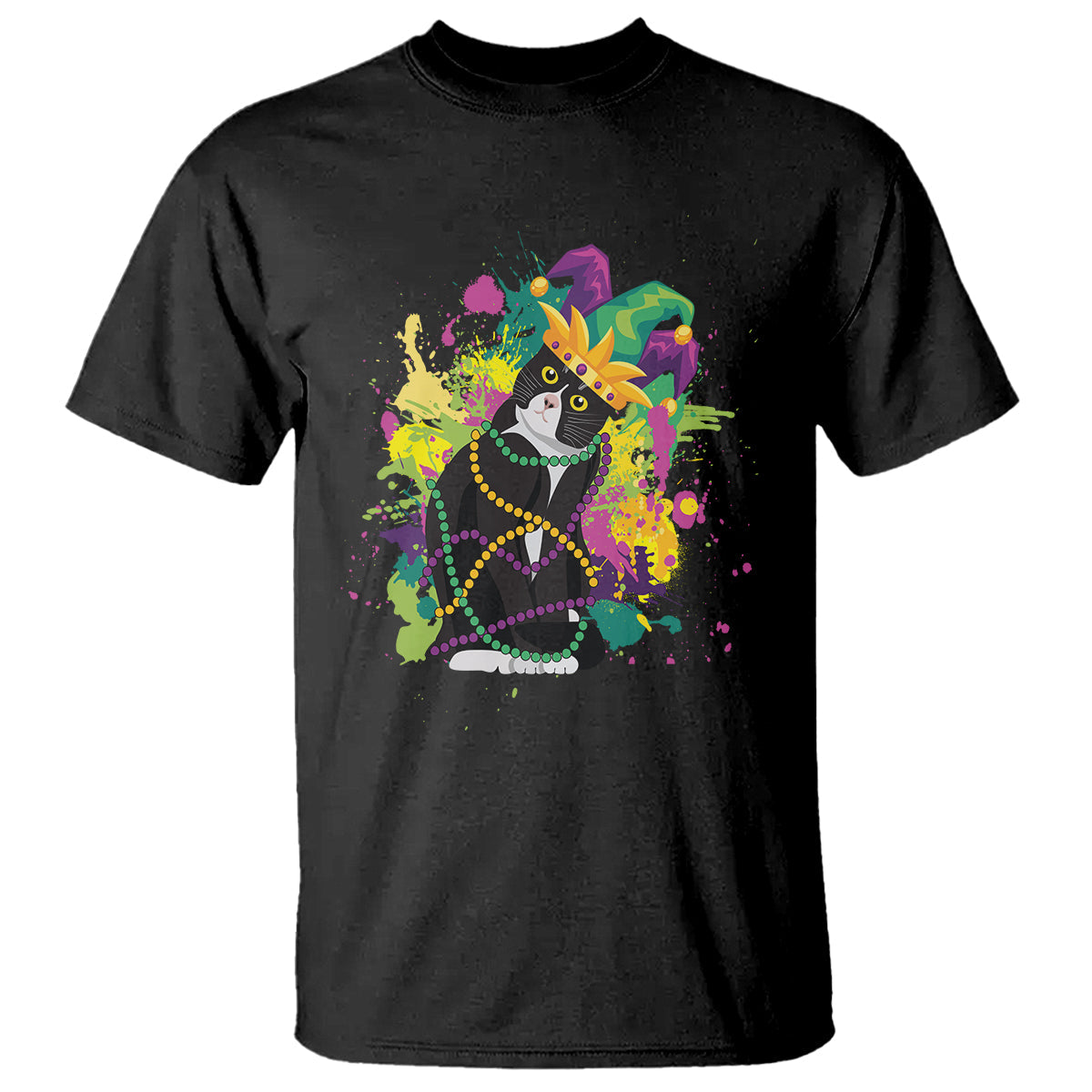 mardi-gras-funny-tuxedo-cat-meme-beads-t-shirt