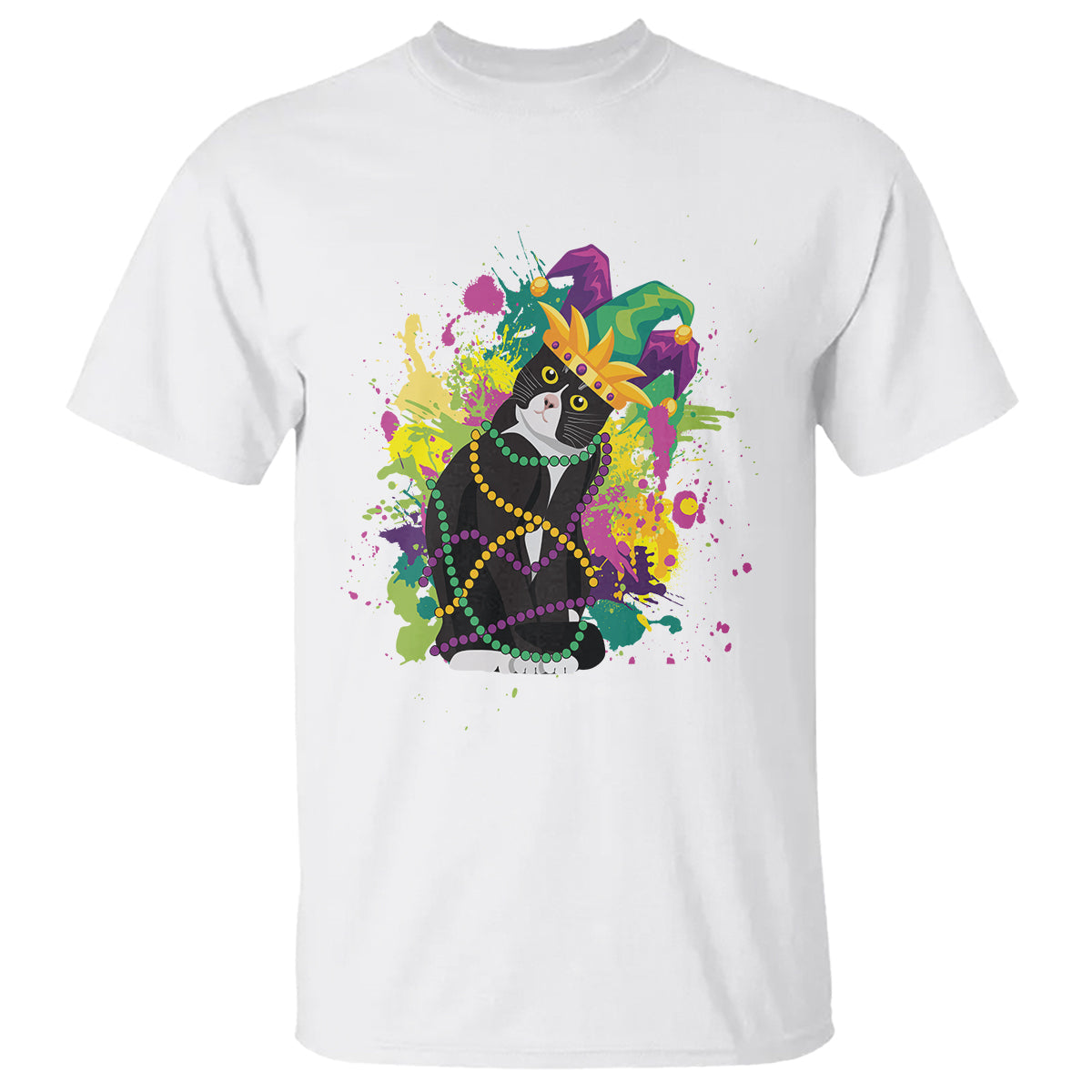 mardi-gras-funny-tuxedo-cat-meme-beads-t-shirt