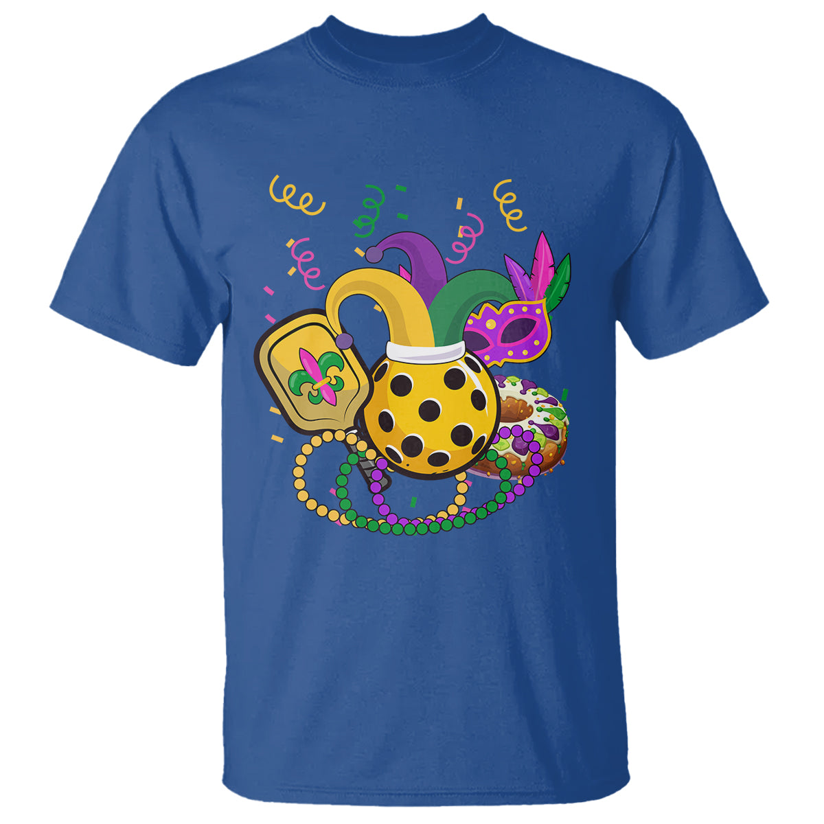 mardi-gras-pickleball-jester-hat-beads-t-shirt