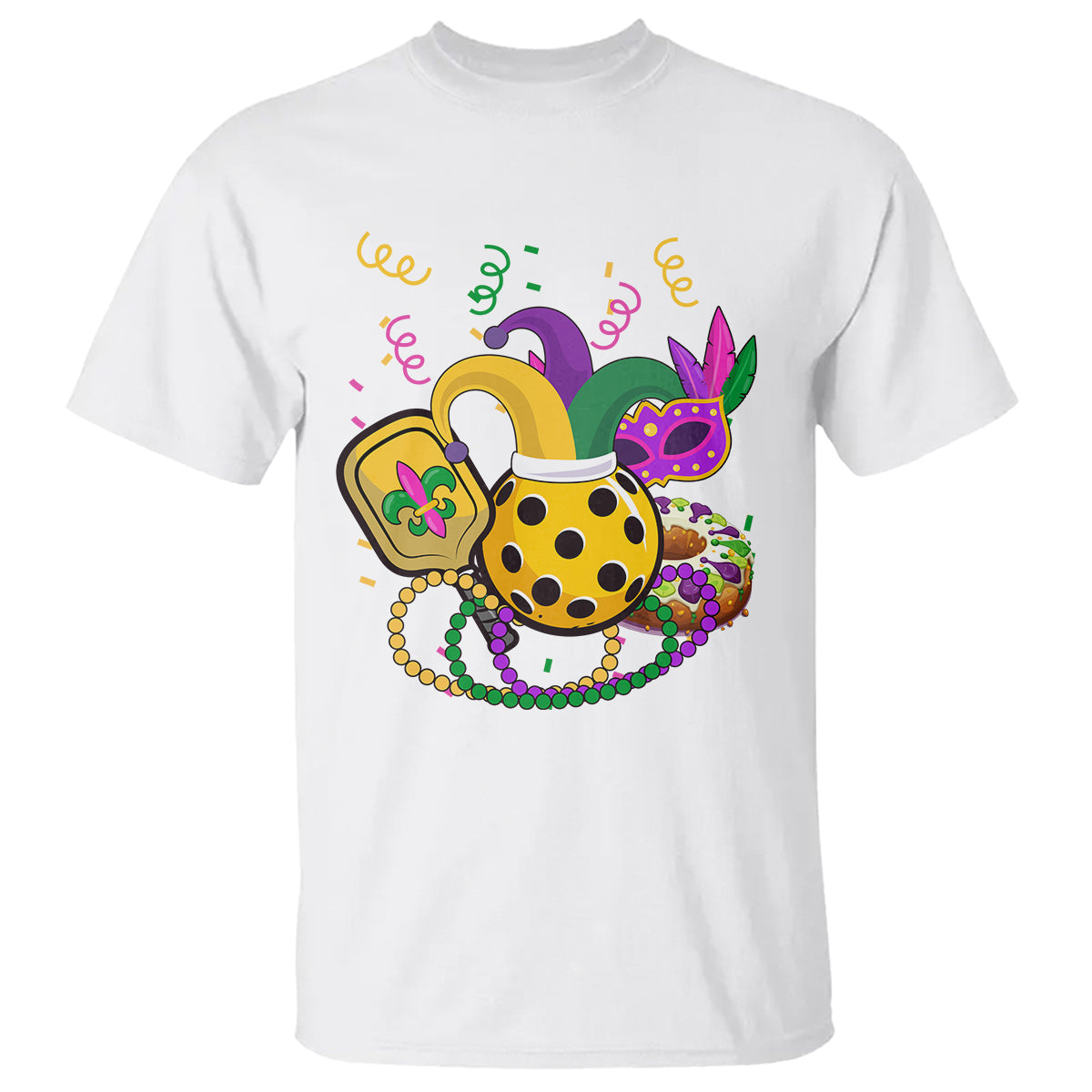 mardi-gras-pickleball-jester-hat-beads-t-shirt