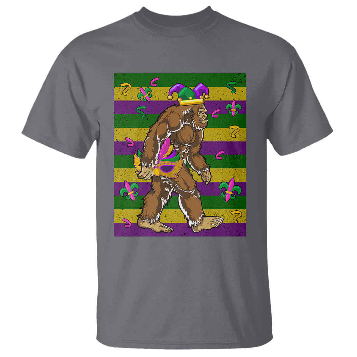 mardi-gras-bigfoot-sasquatch-funny-fat-tuesday-parade-t-shirt-1