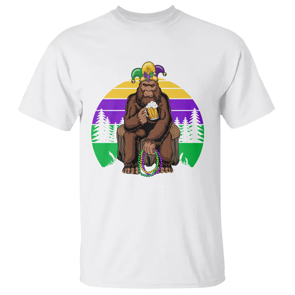 mardi-gras-bigfoot-sasquatch-funny-beer-lover-t-shirt