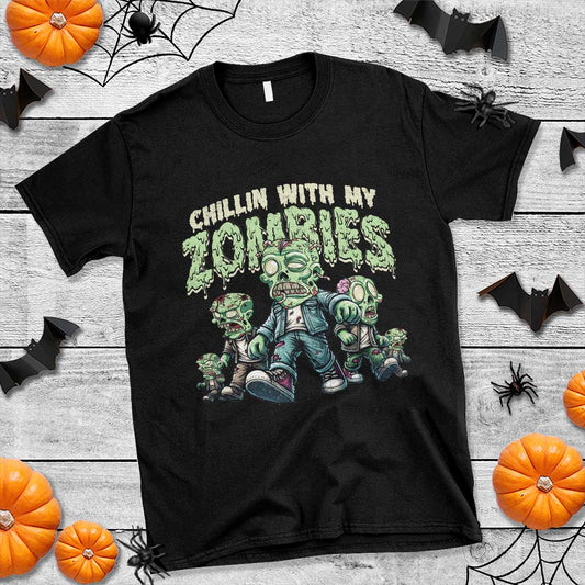 funny-halloween-t-shirt-chillin-with-my-zombies