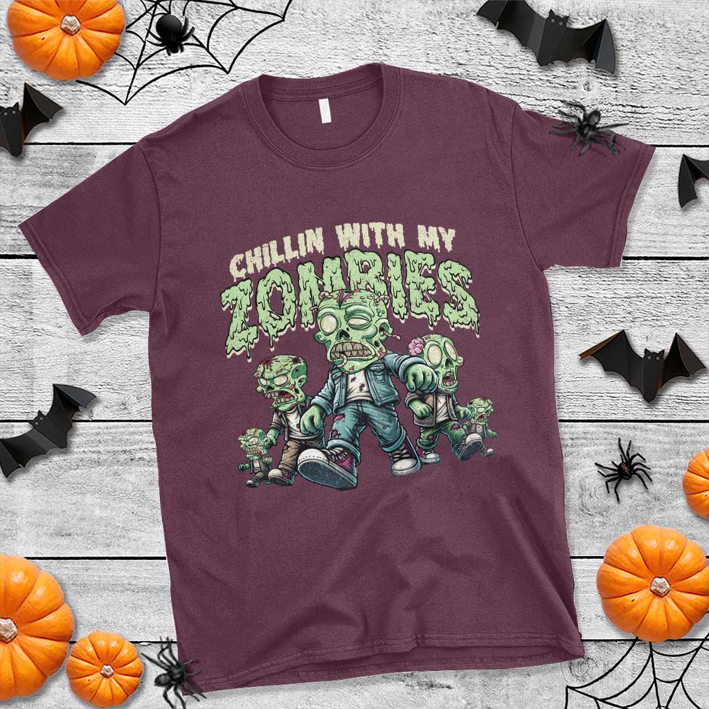 funny-halloween-t-shirt-chillin-with-my-zombies