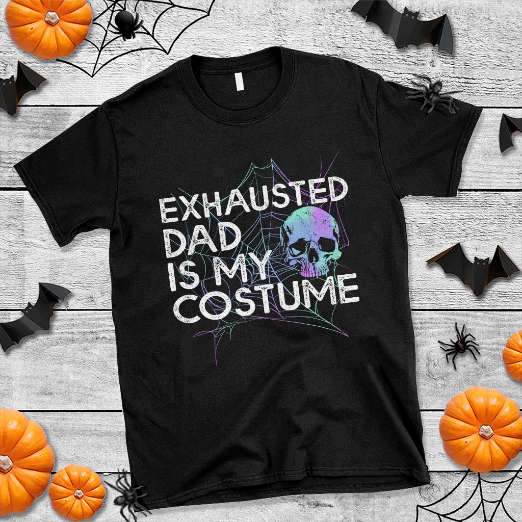 funny-halloween-exhausted-dad-is-my-costume-t-shirt