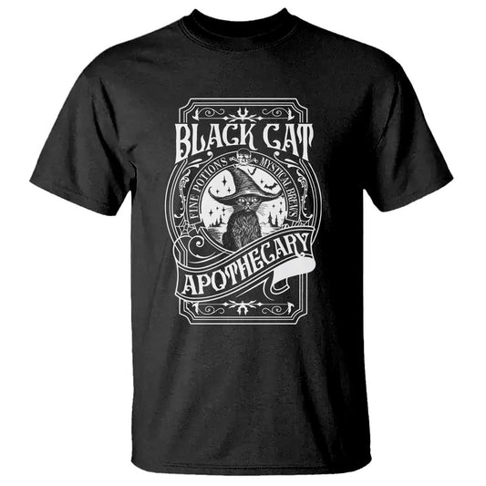 black-cat-witch-t-shirt-salem-apothecary-halloween
