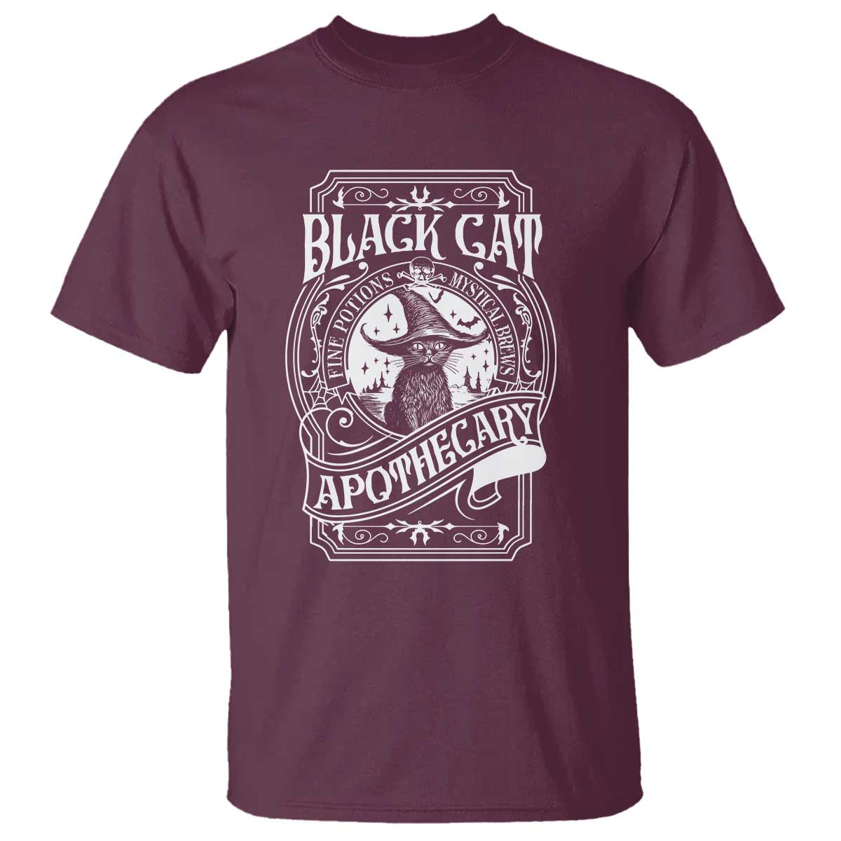 black-cat-witch-t-shirt-salem-apothecary-halloween