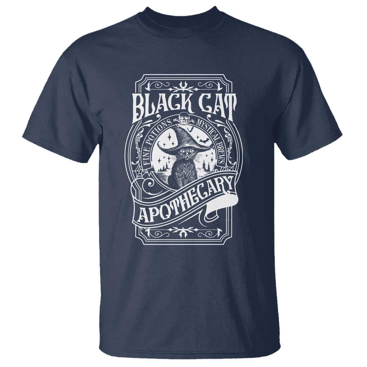 black-cat-witch-t-shirt-salem-apothecary-halloween