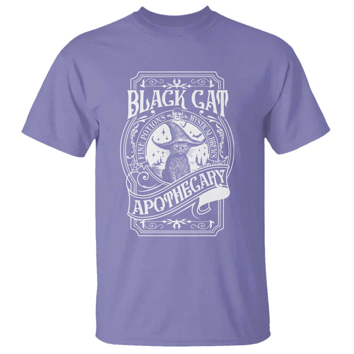 black-cat-witch-t-shirt-salem-apothecary-halloween