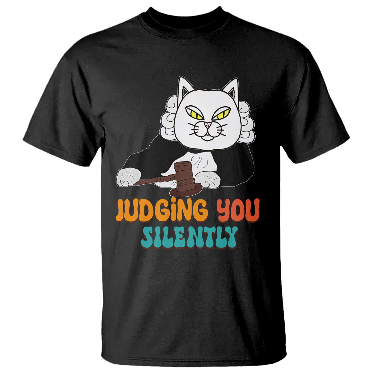 judge-cat-judging-you-silently-funny-sarcastic-t-shirt