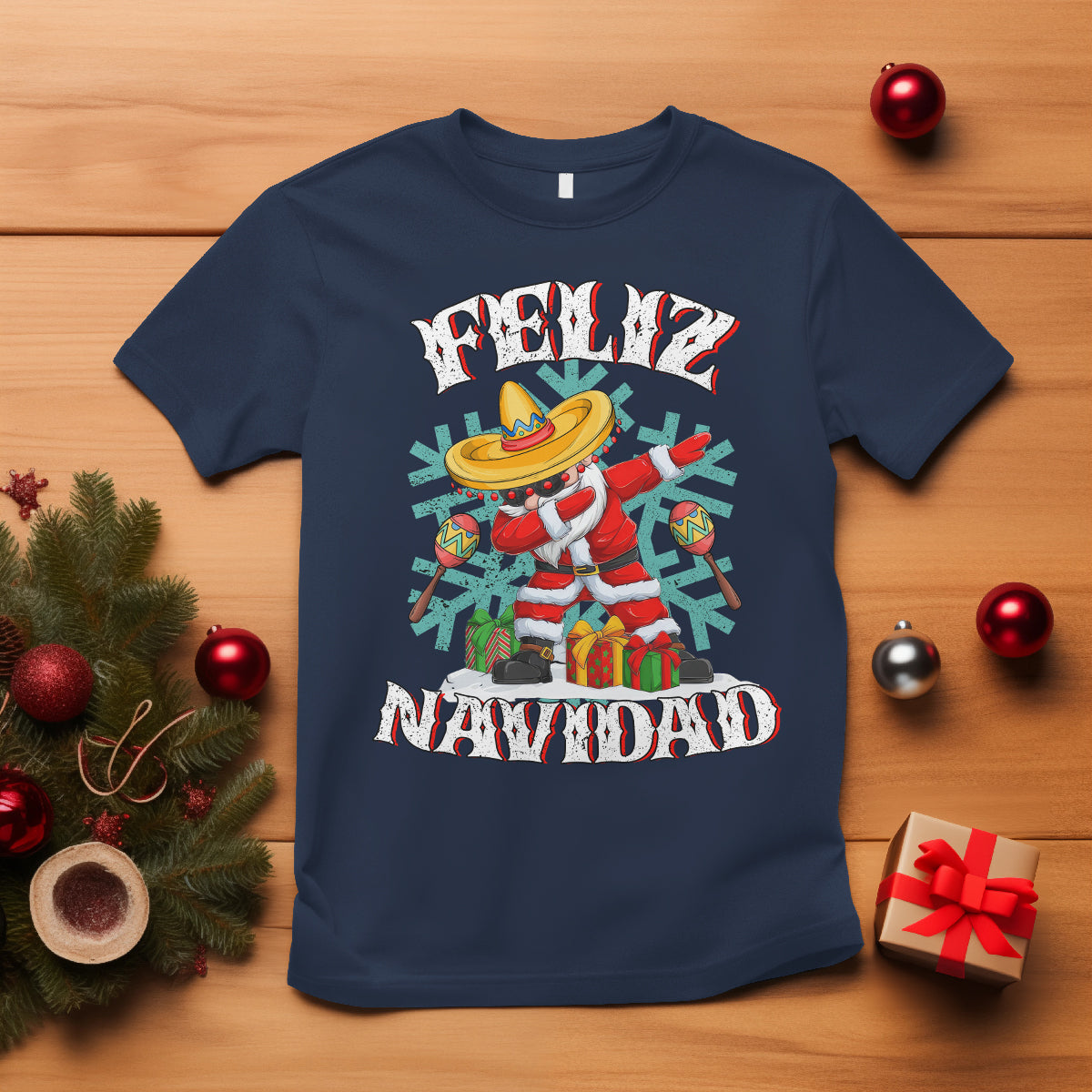 feliz-navidad-dabbing-christmas-spanish-sombrero-t-shirt