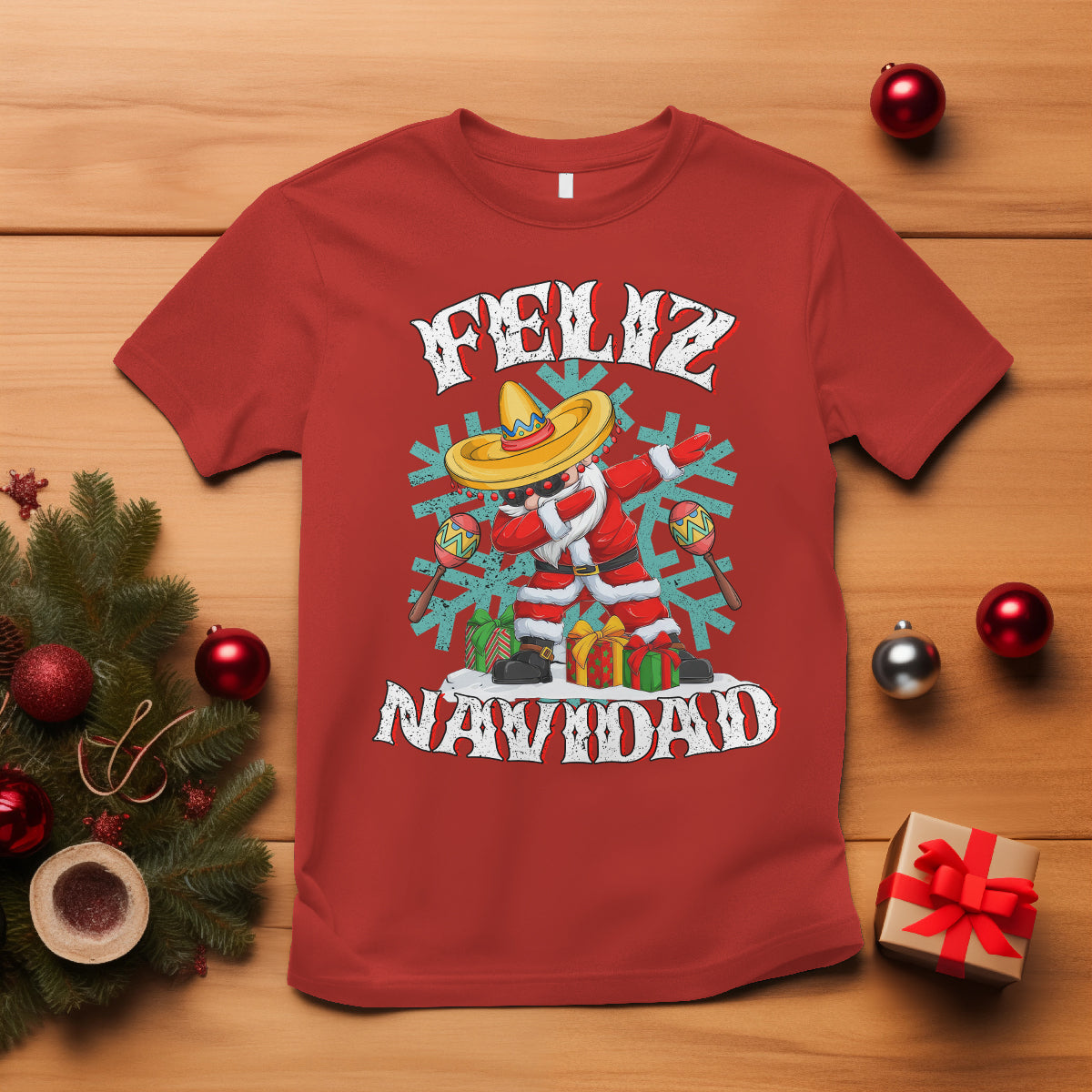 feliz-navidad-dabbing-christmas-spanish-sombrero-t-shirt
